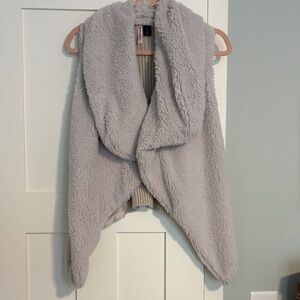 Love By Design Soft Beige Sherpa Vest